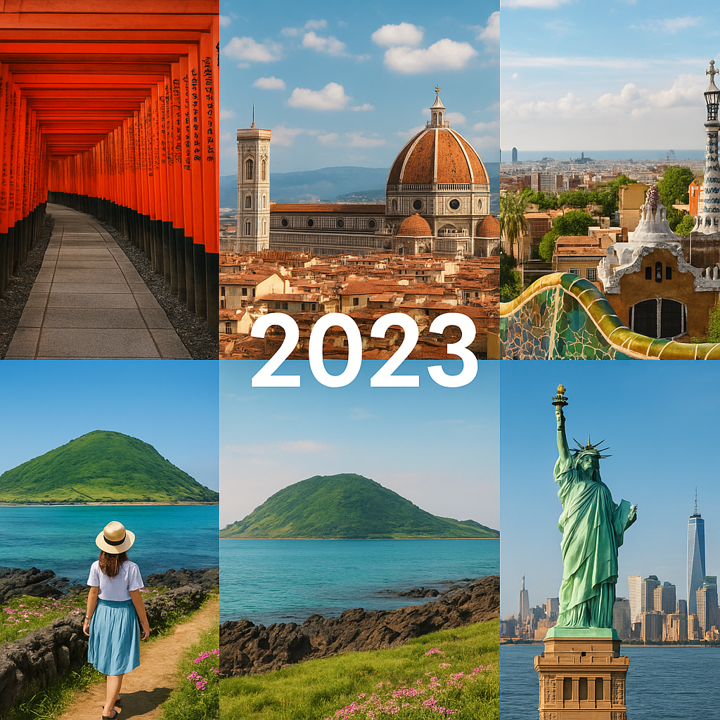 2023년 여행지 추천: 꼭 가봐야 할 핫플레이스 5곳