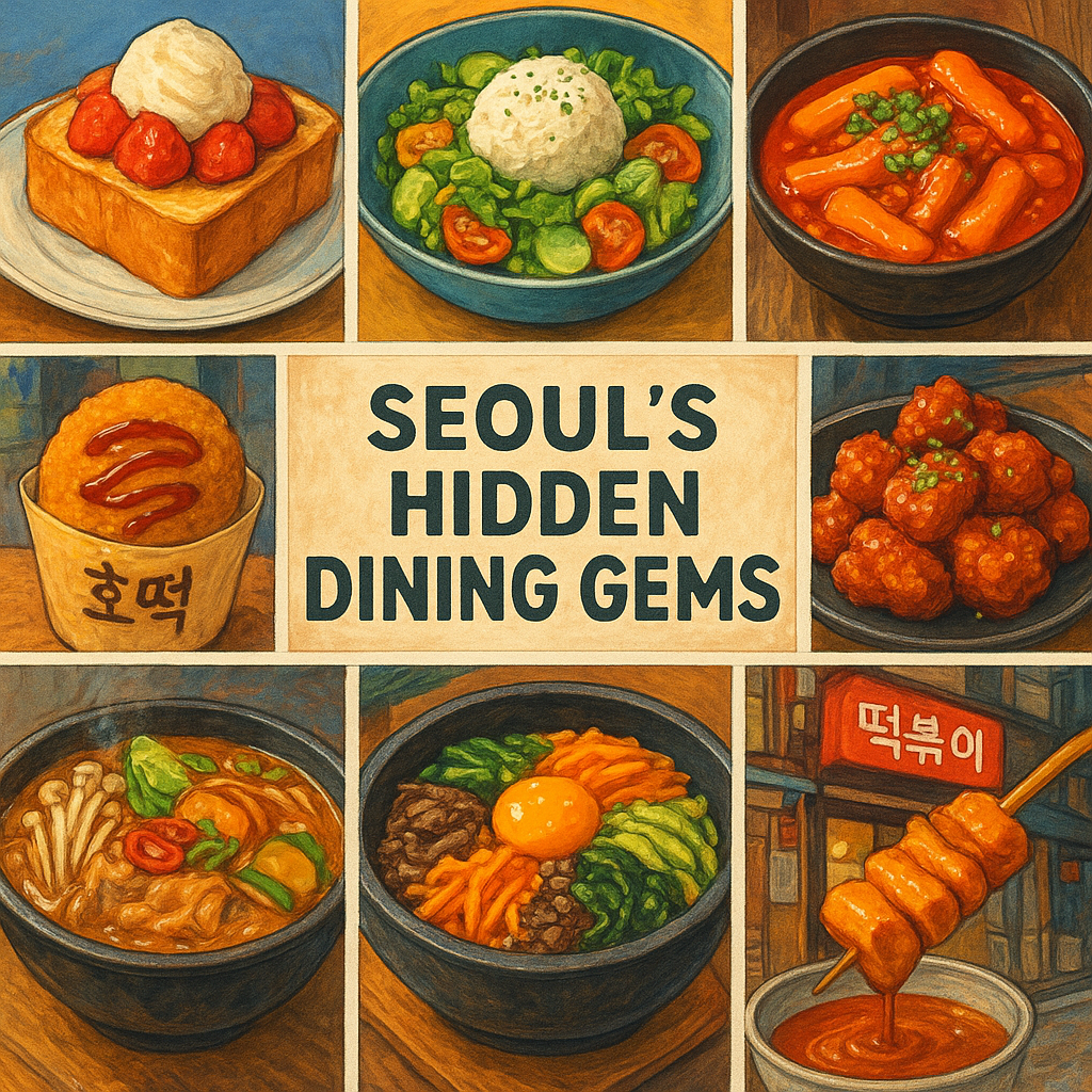 서울에서 꼭 가봐야 할 숨은 맛집 소개